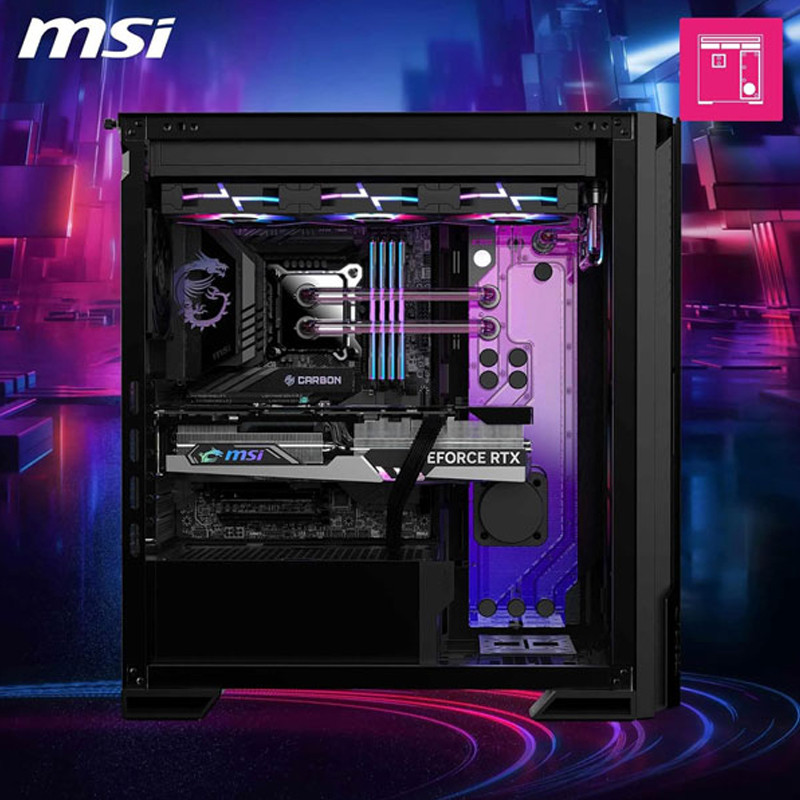Boitier Gaming MSI MPG Velox 300R Airflow PZ Moyen Tour Noir en Tunisie