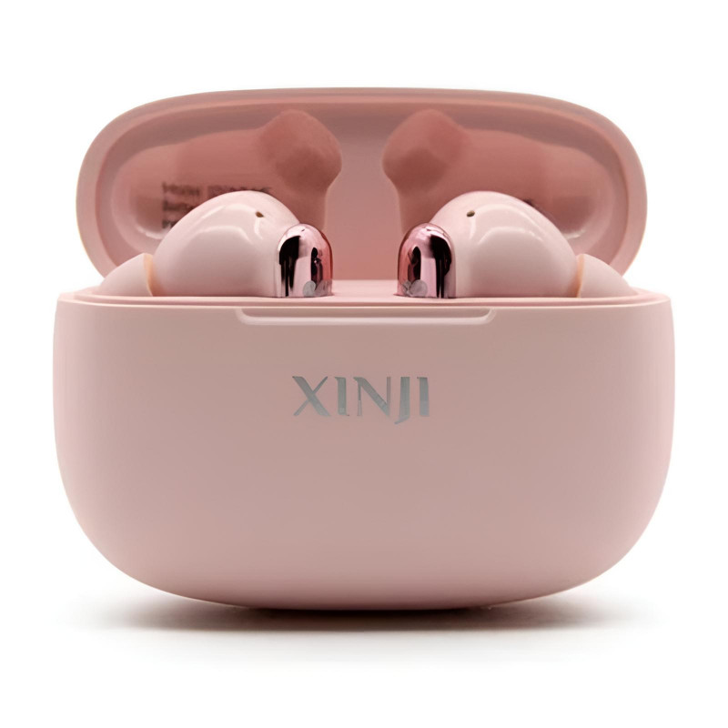 Écouteurs Bluetooth Xinji Stone M1 TWS Rose en Tunisie