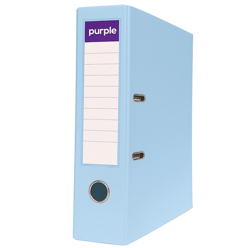 Classeur à Levier Purple Essential 75mm A4 Bleu Pastel en Tunisie Classeur à Levier Purple Essential 75mm A4 Bleu Pastel en Tunisie