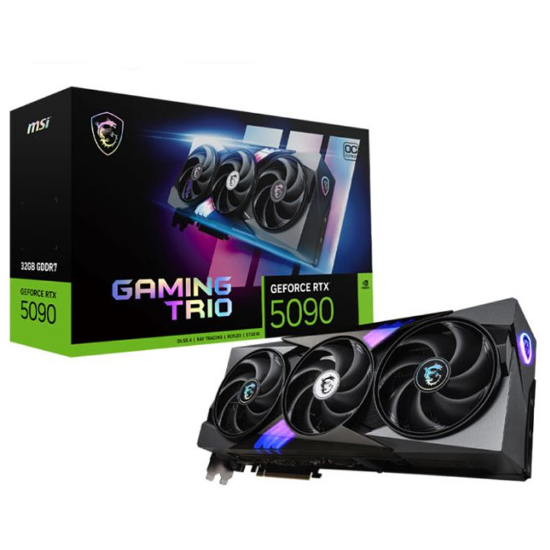Carte Graphique Gaming MSI GeForce RTX 5090 32Go GDDR7 Trio OC En Tunisie Carte Graphique Gaming MSI GeForce RTX 5090 32Go GDDR7 Trio OC En Tunisie