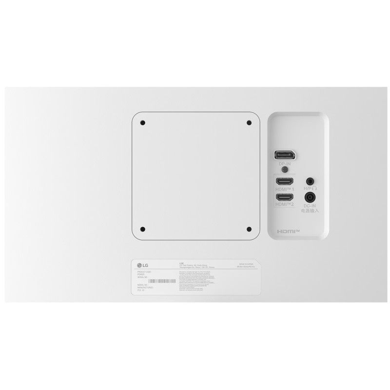 Écran LG 27US500 27" UHD 4K IPS 60Hz Blanc en Tunisie