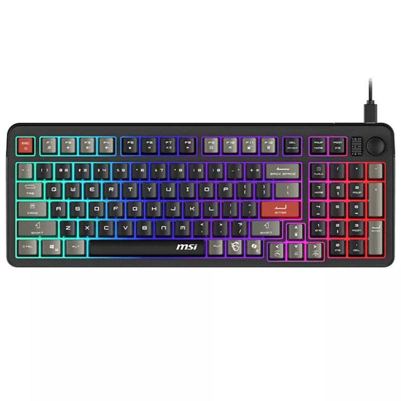 Clavier Gamer MSI Forge GK110 Noir en Tunisie Clavier Gamer MSI Forge GK110 Noir en Tunisie