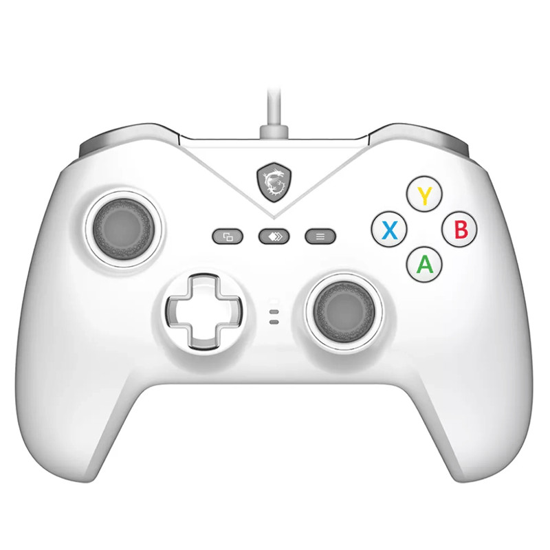 Manette De Jeu Filaire MSI Force GC200 Blanc en Tunisie Manette De Jeu Filaire MSI Force GC200 Blanc en Tunisie