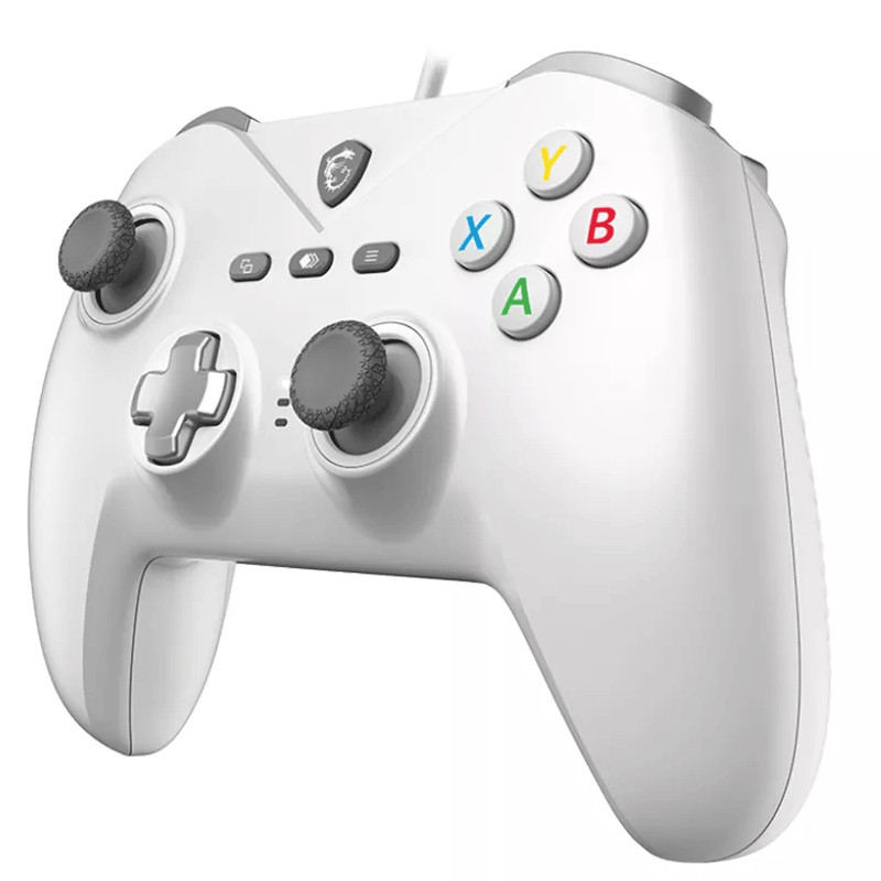 Manette De Jeu Filaire MSI Force GC200 Blanc en Tunisie