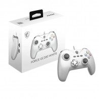 Manette De Jeu Filaire MSI Force GC200 Blanc en Tunisie Manette De Jeu Filaire MSI Force GC200 Blanc en Tunisie