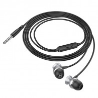 Écouteur Filaire Hoco M106 Metal Noir en Tunisie