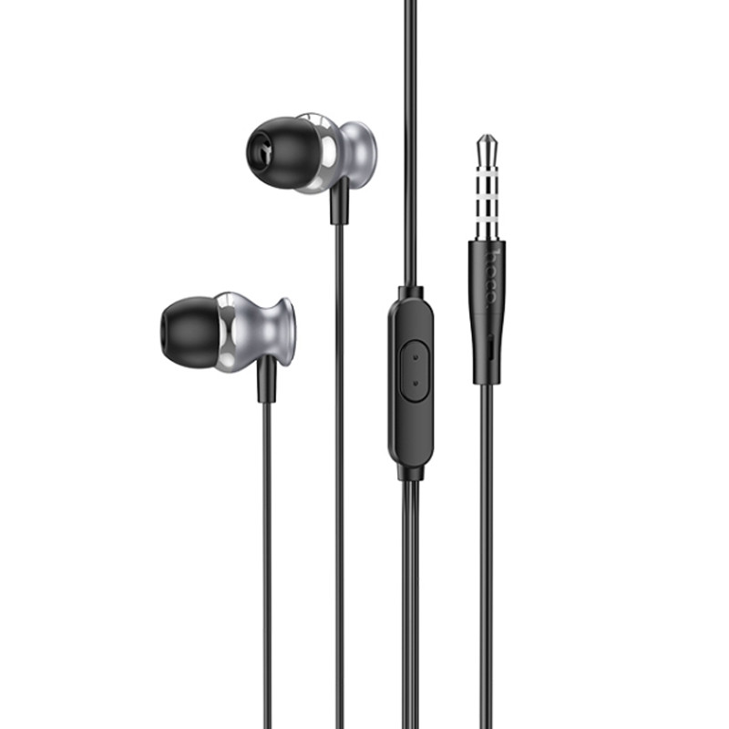 Écouteur Filaire Hoco M106 Metal Noir en Tunisie