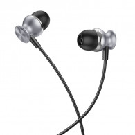 Écouteur Filaire Hoco M106 Metal Noir en Tunisie
