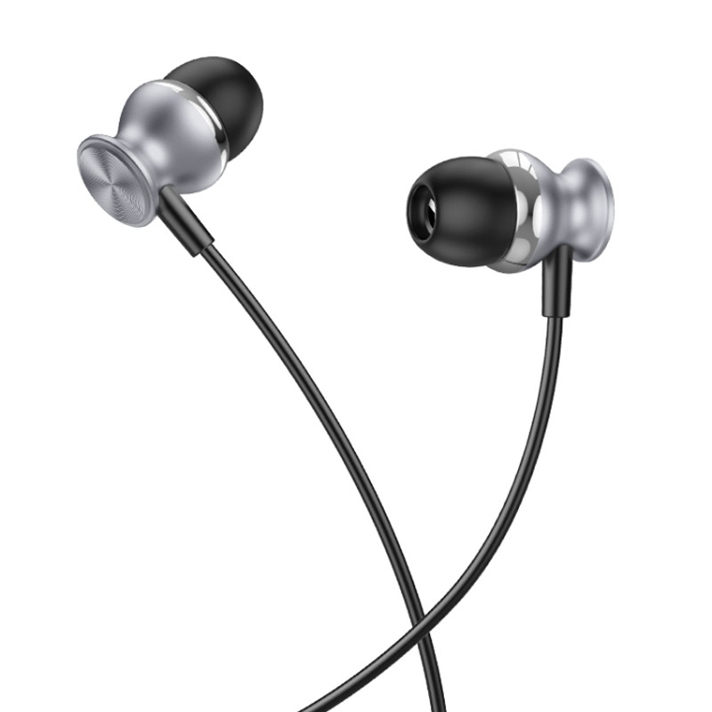 Écouteur Filaire Hoco M106 Metal Noir en Tunisie