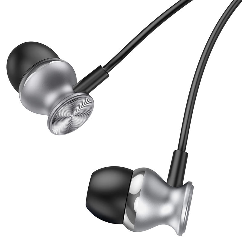 Écouteur Filaire Hoco M106 Metal Noir en Tunisie