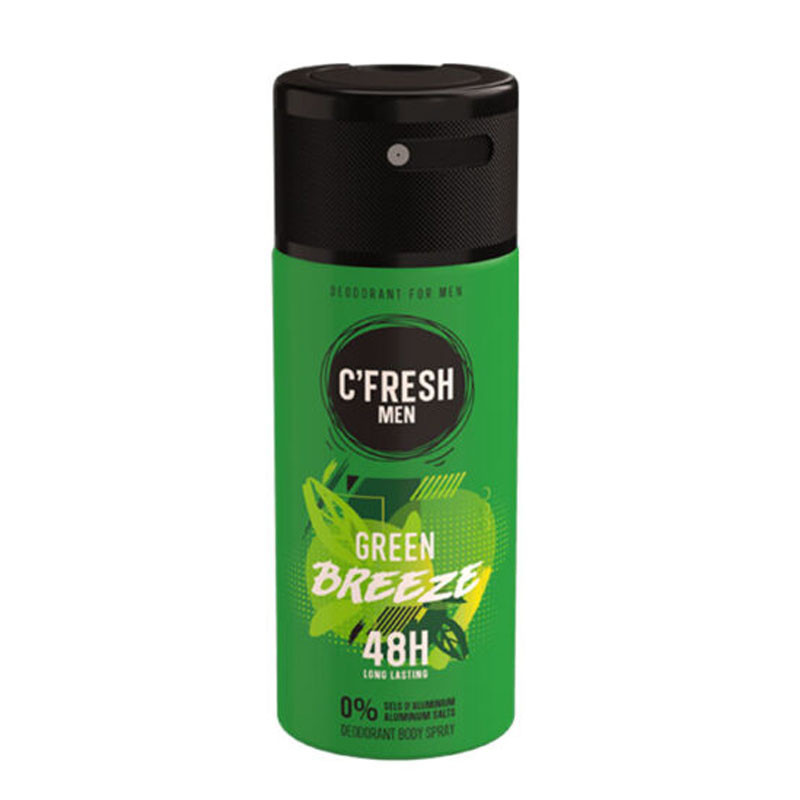 C'fresh Déodorant Spray Pour Homme Green Breeze 150Ml En Tunisie C'fresh Déodorant Spray Pour Homme Green Breeze 150Ml En Tunisie