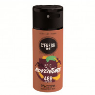 C'fresh Déodorant Spray Pour Homme Epic Adventure 150Ml En Tunisie C'fresh Déodorant Spray Pour Homme Epic Adventure 150Ml En Tunisie