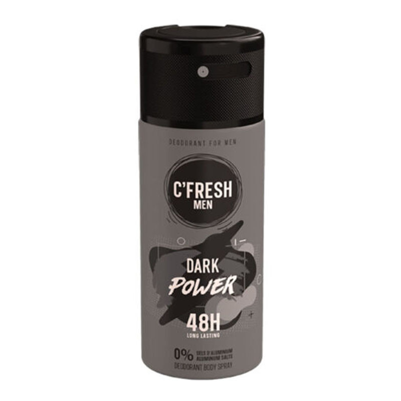 C'fresh Déodorant Spray Pour Homme Dark Power 150Ml En Tunisie C'fresh Déodorant Spray Pour Homme Dark Power 150Ml En Tunisie