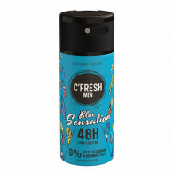 C'fresh Déodorant Spray Pour Homme Blue Sensation 150Ml En Tunisie C'fresh Déodorant Spray Pour Homme Blue Sensation 150Ml En Tunisie