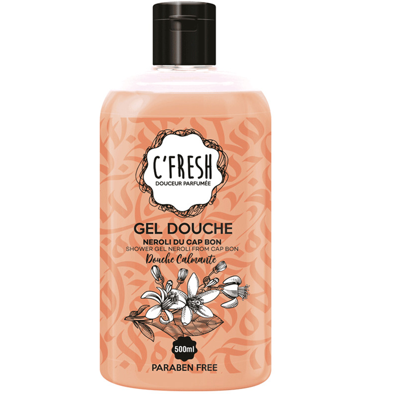 C'Fresh Gel Douche Néroli Du Cap Bon 500ml EN Tunisie C'Fresh Gel Douche Néroli Du Cap Bon 500ml EN Tunisie