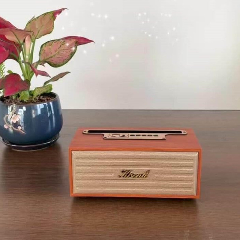 Radio Fm Bluetooth Kisonli G12A 8W Bois en Tunisie