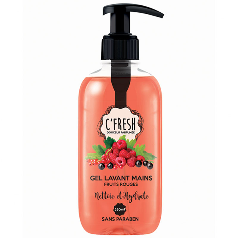 C'Fresh Gel Lavant Mains Fruits Rouges 350ml En Tunisie C'Fresh Gel Lavant Mains Fruits Rouges 350ml En Tunisie