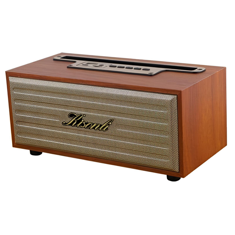 Radio Fm Bluetooth Kisonli G12A 8W Bois en Tunisie