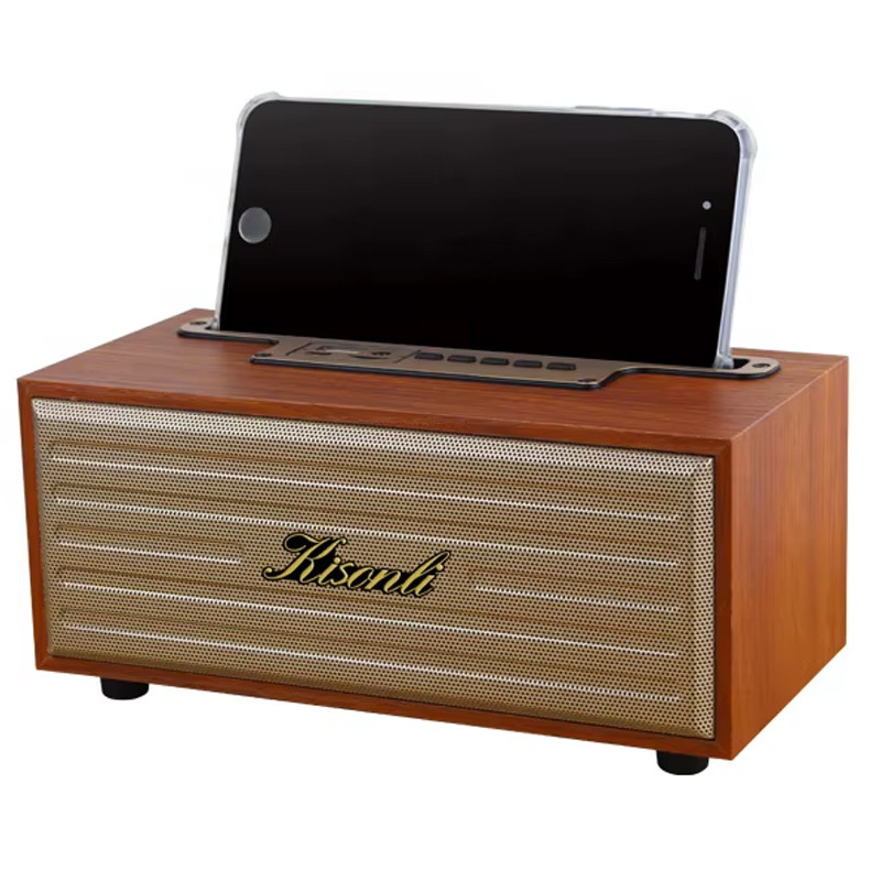 Radio Fm Bluetooth Kisonli G12A 8W Bois en Tunisie