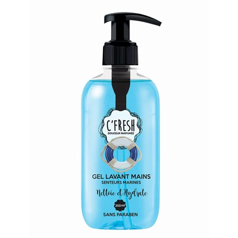 C'Fresh Gel Lavant Mains Senteurs Marines 350ml En Tunisie C'Fresh Gel Lavant Mains Senteurs Marines 350ml En Tunisie