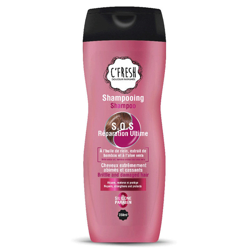 C'fresh Shampooing S.O.S Réparation Ultime Pour Cheveux Abîmés 350ml EN Tunisie C'fresh Shampooing S.O.S Réparation Ultime Pour Cheveux Abîmés 350ml EN Tunisie