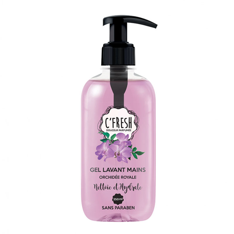 C'Fresh Gel Lavant Mains Orchidée Royale 350ml En Tunisie C'Fresh Gel Lavant Mains Orchidée Royale 350ml En Tunisie