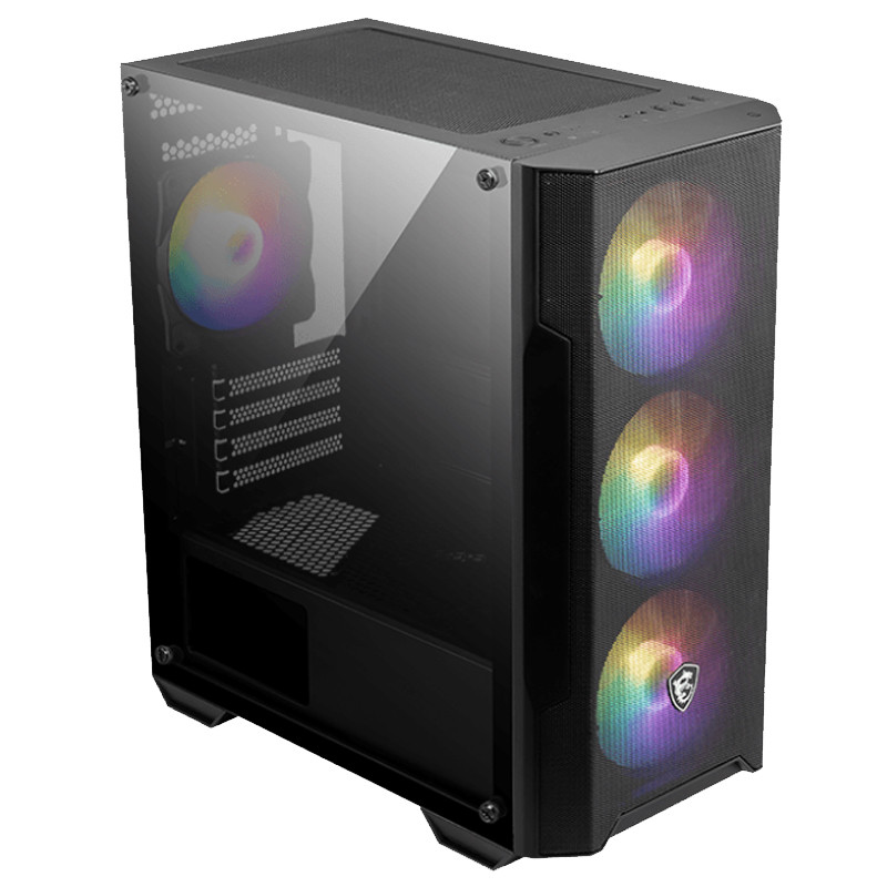 Boitier Gaming MSI MAG Forge M100A Micro ATX Noir En Tunisie Boitier Gaming MSI MAG Forge M100A Micro ATX Noir En Tunisie