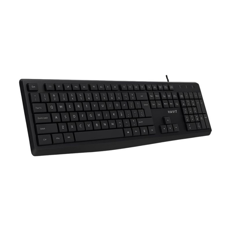 Clavier Havit Ultra Slim HV-KB206 Noir En Tunisie