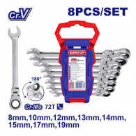 Jeu de 8 Clés Mixtes Emtop ECSS10803 Silver EN Tunisie