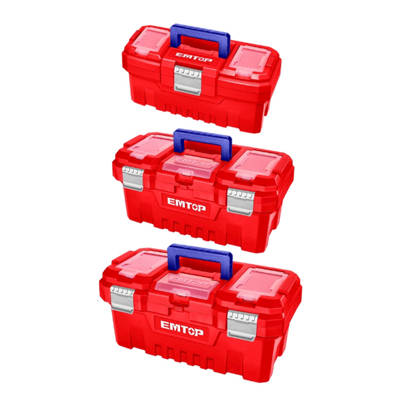 Jeu de 3 Caisses Outils Emtop EPBXK0302 Rouge en Tunisie