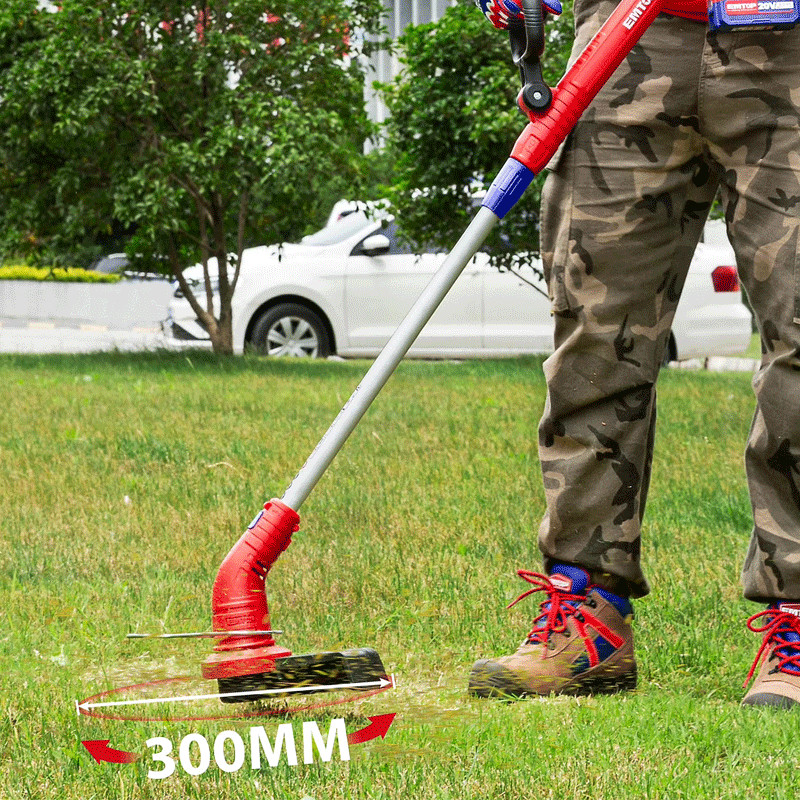 Coupe Herbe Sans Fil Emtop ELGT20018 20V Rouge en Tunisie