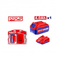 Kit Batterie Et Chargeur P20S Emtop ELBCPK1214 20V Rouge en Tunisie