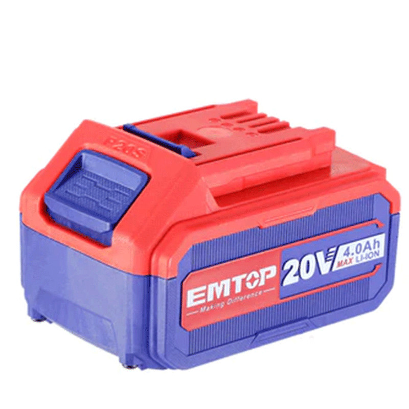 Kit Batterie Et Chargeur P20S Emtop ELBCPK1214 20V Rouge en Tunisie