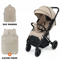 Poussette Bébé Pliable Prima Quotidiano PST018 Beige en Tunisie