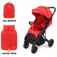 Poussette Bébé Pliable Prima Quotidiano PST018 Rouge en Tunisie