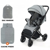 Poussette Bébé Pliable Prima Quotidiano PST018 Gris en Tunisie