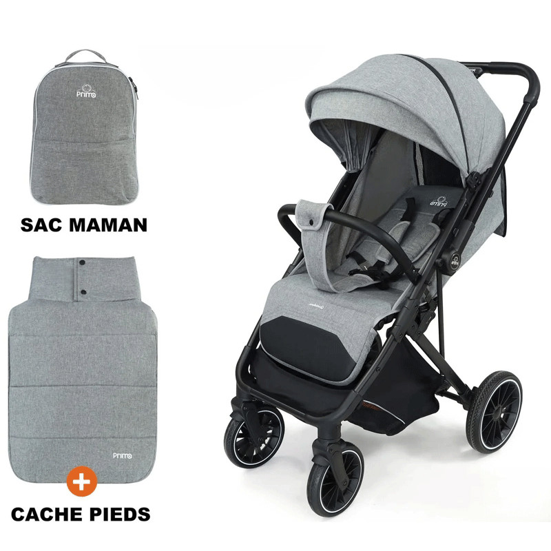 Poussette Bébé Pliable Prima Quotidiano PST018 Gris en Tunisie
