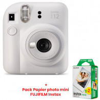 Appareil Photo Instantanée FUJIFILM INSTAX Mini 12 Blanc en Tunisie Appareil Photo Instantanée FUJIFILM INSTAX Mini 12 Blanc en Tunisie