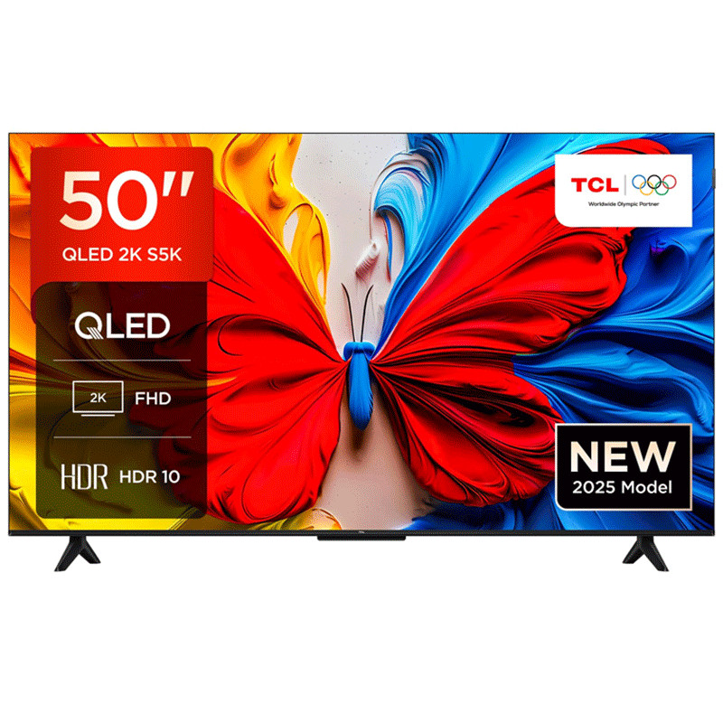 TV TCL S5K 50" QLED FHD Smart Google Tv Noir en Tunisie TV TCL S5K 50" QLED FHD Smart Google Tv Noir en Tunisie