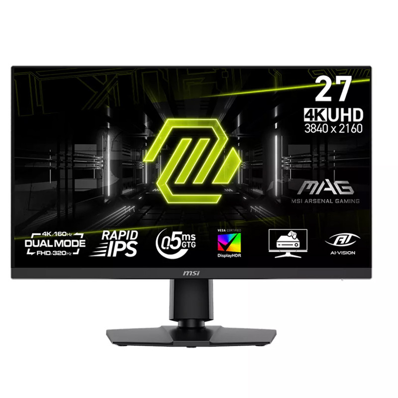 Ecran MSI MAG 272URDF E16 27" Dual Mode 4K FHD Rapid IPS 160Hz
