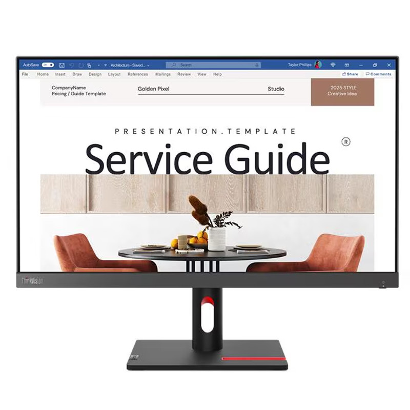 Ecran Lenovo Thinkvision S24i-30 23.8'' FHD 100Hz IPS Noir En Tunisie