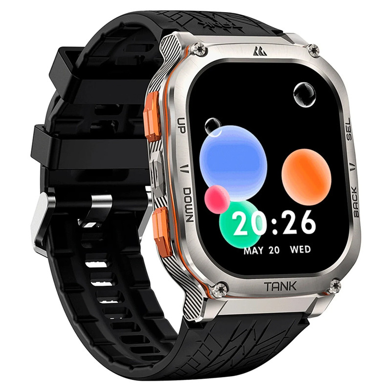 Montre Connectée Kospet Tank M3 Ultra Silver en Tunisie Montre Connectée Kospet Tank M3 Ultra Silver en Tunisie