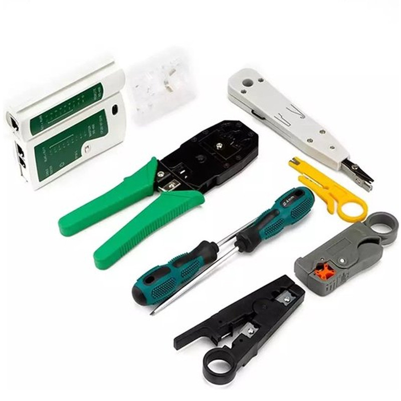 Kit d'Outils De Réparation Et Test Réseau Emtop 10 Pièces En Tunisie