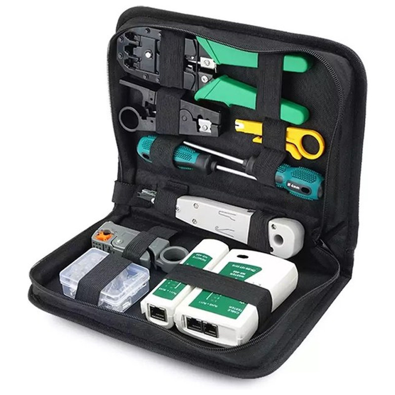 Kit d'Outils De Réparation Et Test Réseau Emtop 10 Pièces En Tunisie