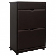 Porte Chaussures  2 Portes + 1Tirroir PVC Chene Brut