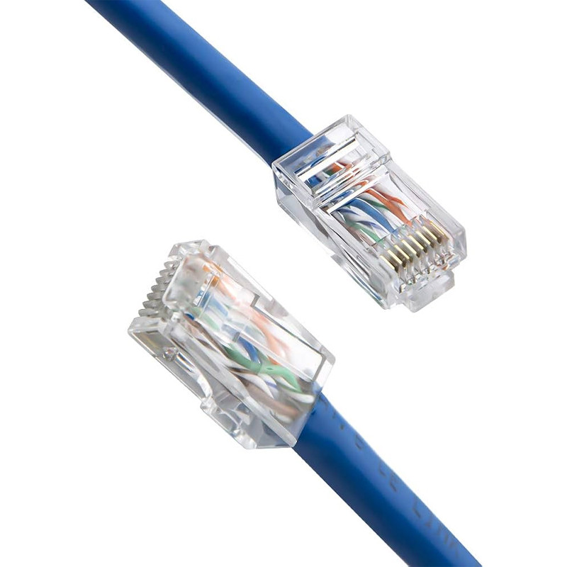 Pack De 100 Connecteurs RJ45 UTP Transparent en Tunisie