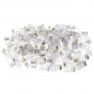 Pack De 100 Connecteurs RJ45 FTP Transparent en Tunisie