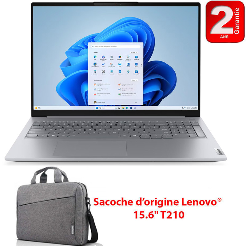 Pc Portable Lenovo ThinkBook 16 G8 IAL Ultra 5 24Go 512Go SSD en Tunisie