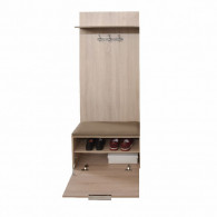 Element Square avec Assise Capitonne Chene Brut Moka