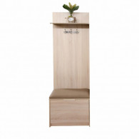 Element Square avec Assise Capitonne Chene Brut Moka